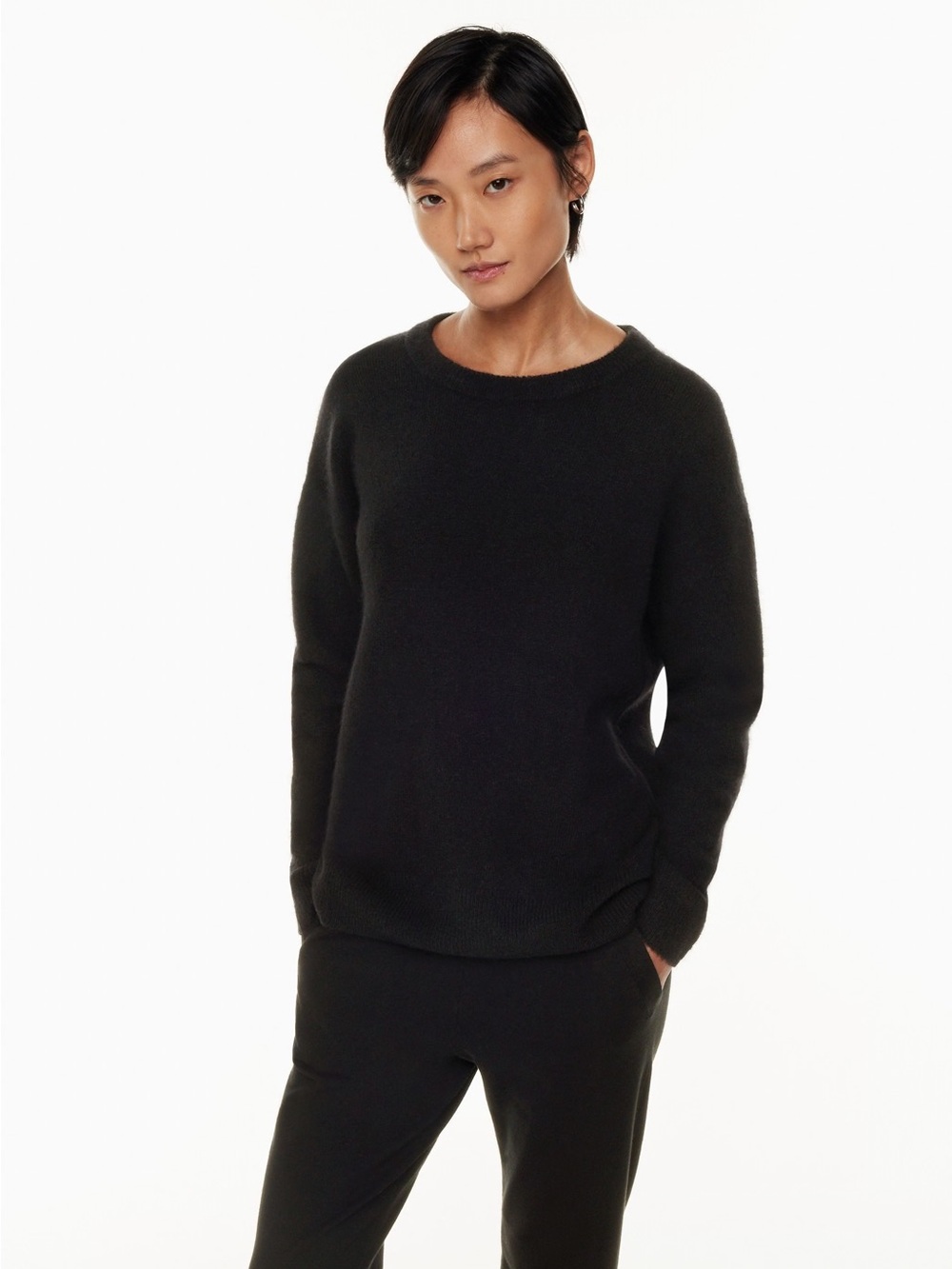 The Group by Babaton Black Thurlow Sweater